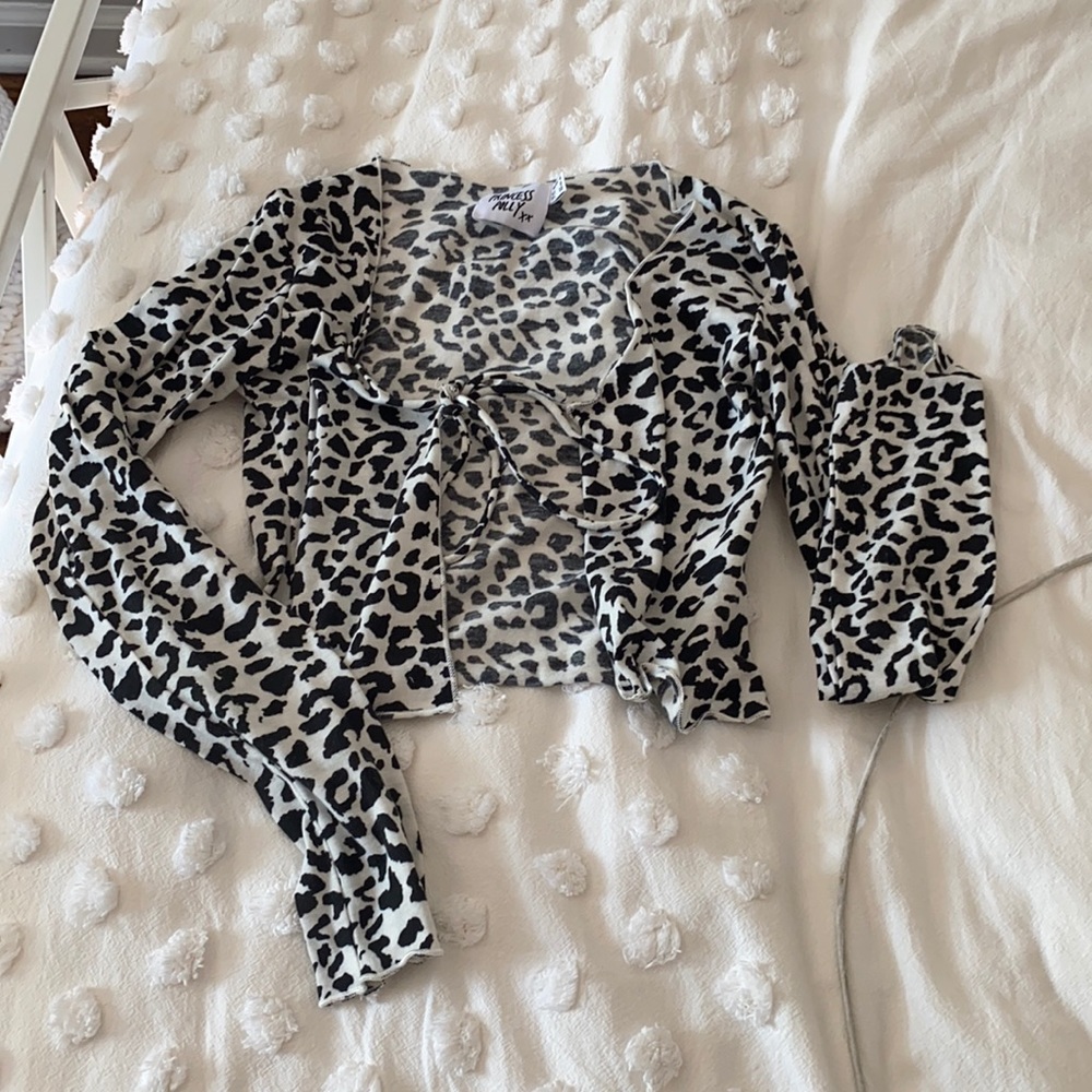 Printed long sleeve shirt